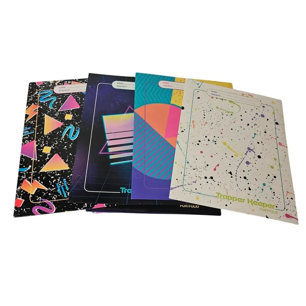 2022–2024 Mead Trapper Keeper Binder with 6 Folders – Retro 80s Style Palms